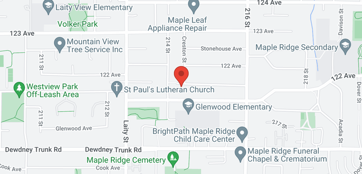 map of 21416 CAMPBELL AVENUE